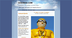 Desktop Screenshot of gigeman.com